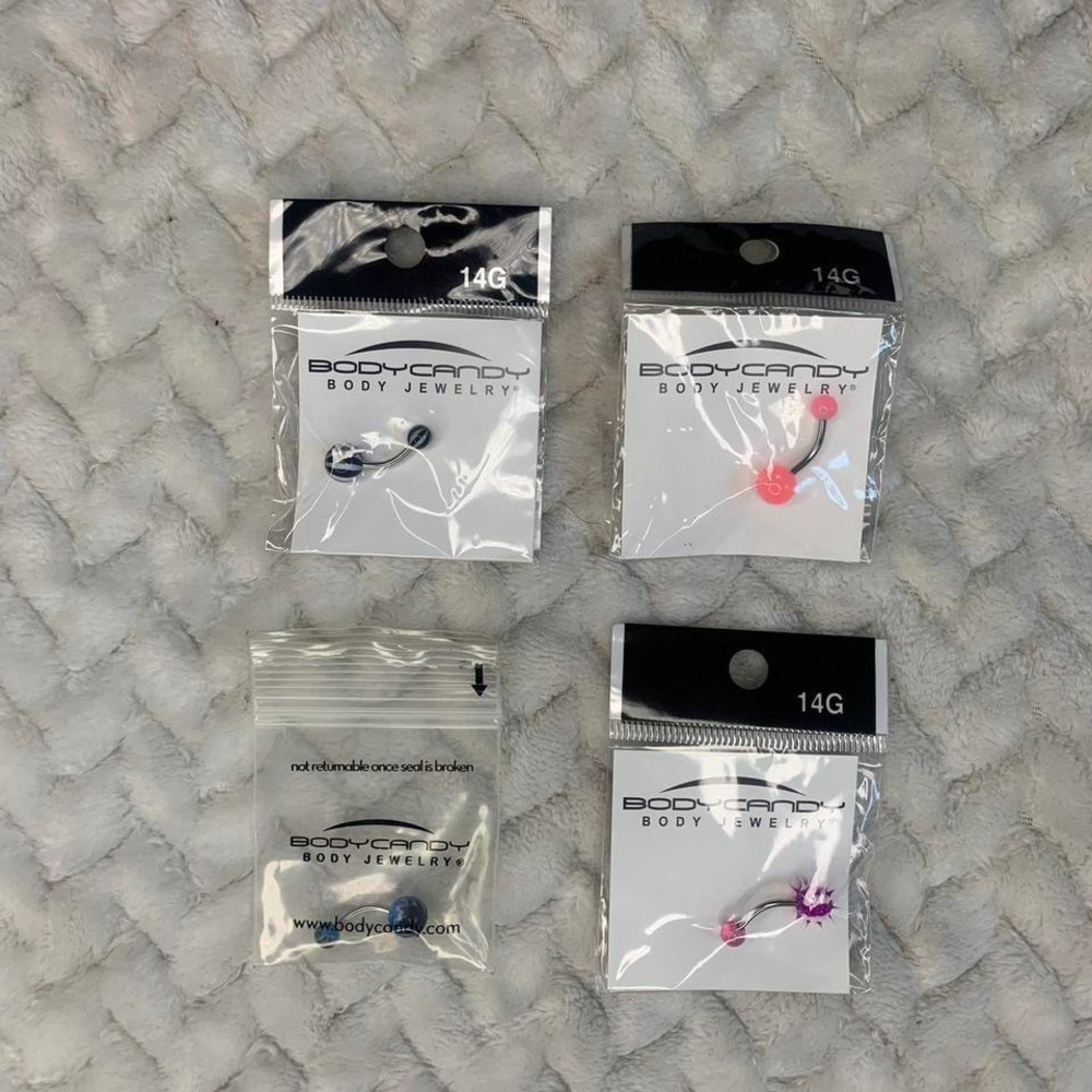 Body Candy Belly Button Ring Set NWT